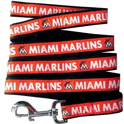 Pets First Miami Marlins Pet Leash by Pets First - Large