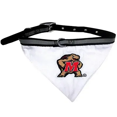 Pets First Maryland Terrapins Pet Collar Bandana - Small