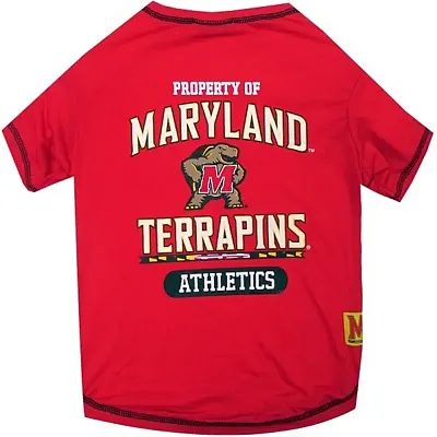 Pets First Maryland Terrapins Pet T-Shirt - Medium