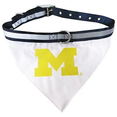 Pets First Michigan Wolverines Collar Bandana - Small