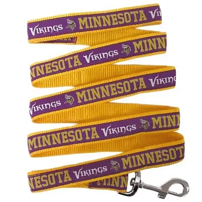 Pets First Minnesota Vikings Pet Leash by Pets First - Medium