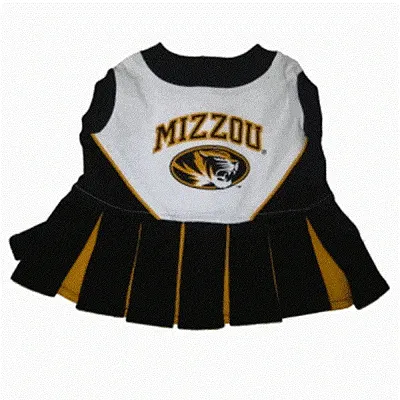 Pets First Missouri Tigers Cheerleader Dog Dress - Medium
