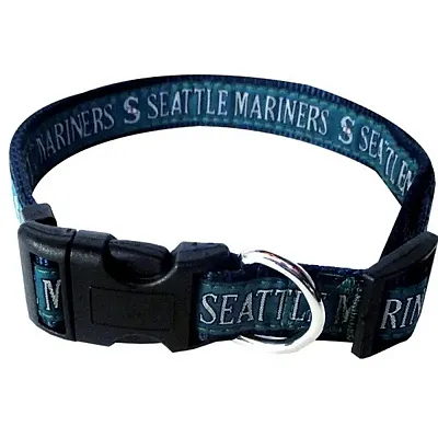 Pets First Seattle Mariners Pet Collar by Pets First - Large