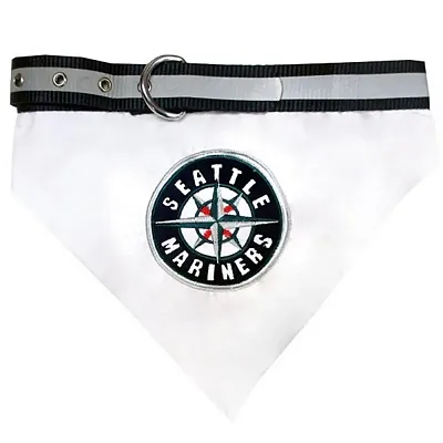 Pets First Seattle Mariners Pet Collar Bandana - Medium