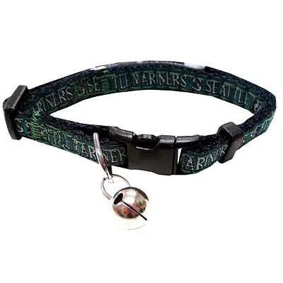 Pets First Seattle Mariners Breakaway Cat Collar