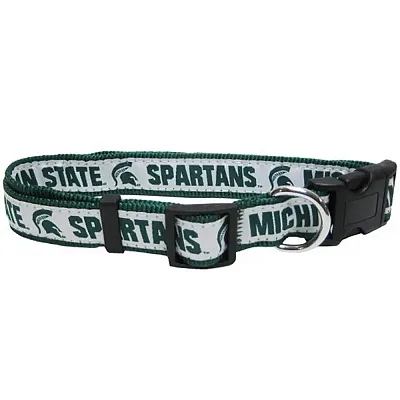 Pets First Michigan State Spartans Pet Collar by Pets First - Medium