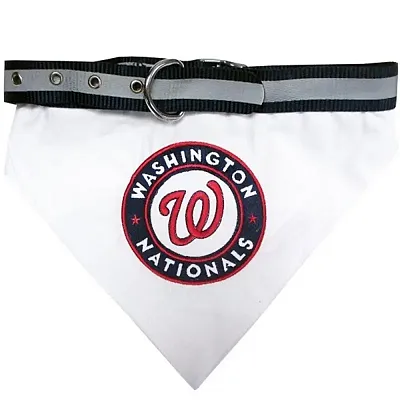 Pets First Washington Nationals Pet Collar Bandana - Large