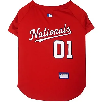 Pets First Washington Nationals Pet Jersey - Small
