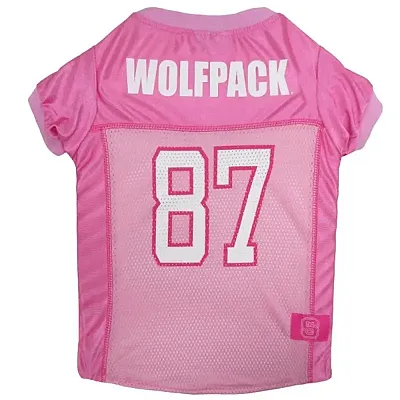 Pets First NC State Wolfpack Pink Pet Jersey - Medium