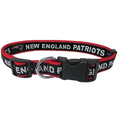 Pets First New England Patriots Pet Collar by Pets First - Large