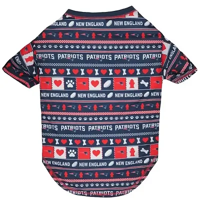 Pets First New England Patriots Pet Novel-Tee - X-Small