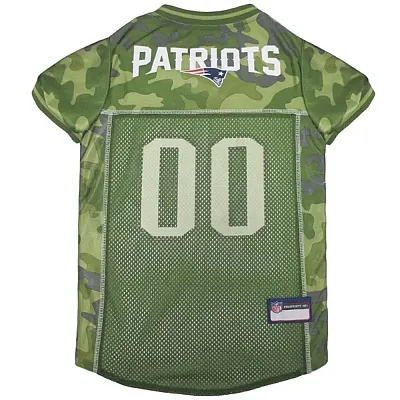 Pets First New England Patriots Pet Camo Jersey - Medium