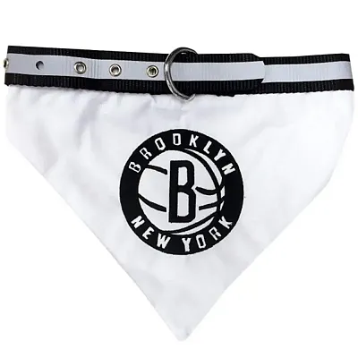 Pets First Brooklyn Nets Pet Collar Bandana - Medium