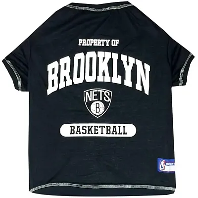 Pets First Brooklyn Nets Pet T-Shirt - Medium