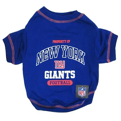 Pets First New York Giants Dog T-Shirt - X-Small
