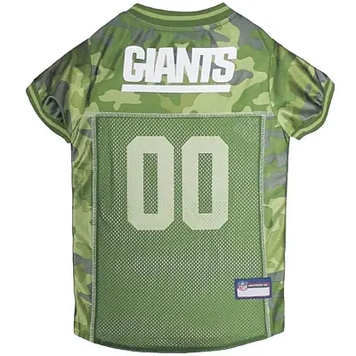 Pets First New York Giants Pet Camo Jersey - Small