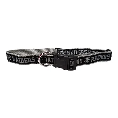 Pets First Oakland Raiders Pet Collar by Pets First - Medium