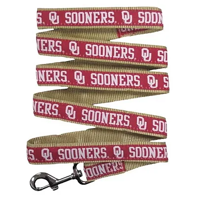 Pets First Oklahoma Sooners Pet Leash by Pets First - Large