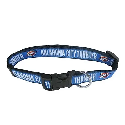 Pets First Oklahoma City Thunder Pet Collar by Pets First - Large