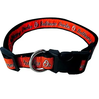 Pets First Baltimore Orioles Pet Collar by Pets First - Small