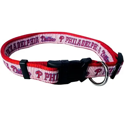 Pets First Philadelphia Phillies Pet Collar by Pets First - Large