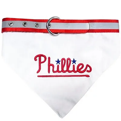 Pets First Philadelphia Phillies Pet Collar Bandana - Large