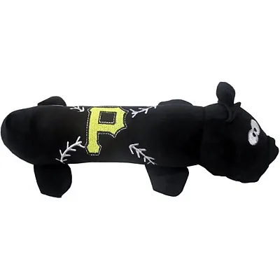 Pets First Pittsburgh Pirates Plush Tube Pet Toy