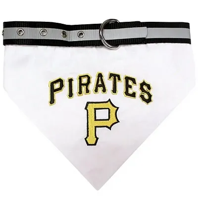 Pets First Pittsburgh Pirates Pet Collar Bandana - Small