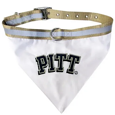 Pets First Pittsburgh Panthers Pet Collar Bandana - Small