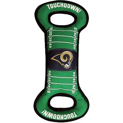 Pets First Los Angeles Rams Field Pull Dog Toy