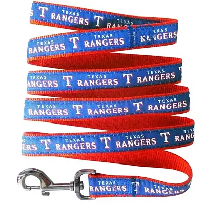 Pets First Texas Rangers Pet Leash by Pets First - Medium