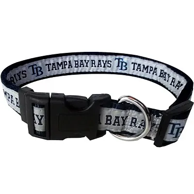 Pets First Tampa Bay Rays Pet Collar by Pets First - XL