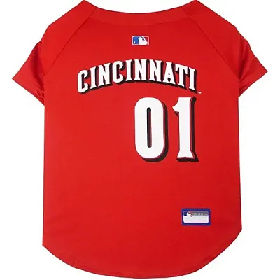 Pets First Cincinnati Reds Pet Jersey - Medium