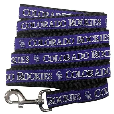 Pets First Colorado Rockies Pet Leash by Pets First - Large