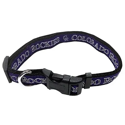 Pets First Colorado Rockies Pet Collar by Pets First - XL