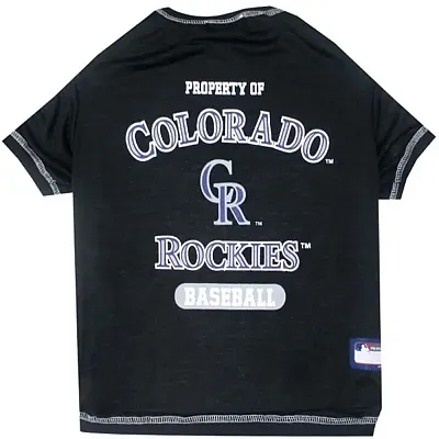 Pets First Colorado Rockies Pet T-Shirt - Small