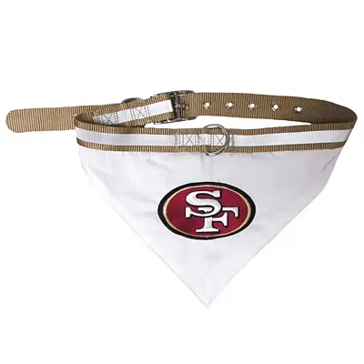 Pets First San Francisco 49ers Pet Collar Bandana - Large