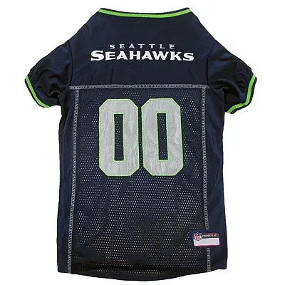 Pets First Seattle Seahawks Premium Pet Jersey - Small