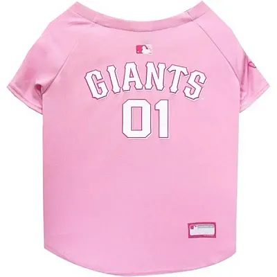Pets First San Francisco Giants Pink Pet Jersey - Small