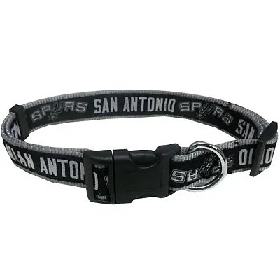 Pets First San Antonio Spurs Pet Collar by Pets First - Large