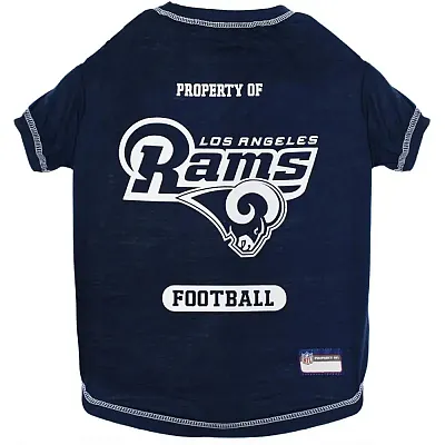 Pets First Los Angeles Rams Pet T-Shirt - Medium