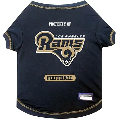 Pets First Los Angeles Rams Pet T-Shirt - Large