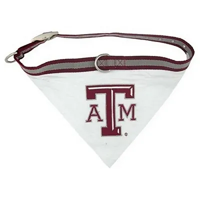 Pets First Texas A&M Dog Collar Bandana - Medium
