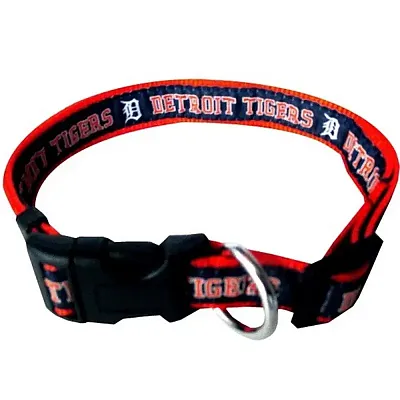 Pets First Detroit Tigers Pet Collar by Pets First - Medium