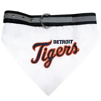 Pets First Detroit Tigers Pet Collar Bandana - Small