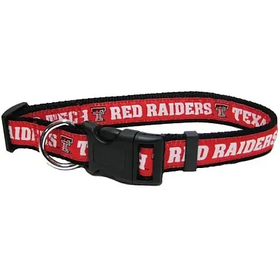 Pets First Texas Tech Pet Collar by Pets First - Small