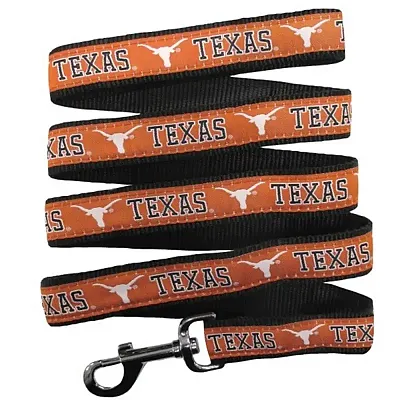 Pets First Texas Longhorns Pet Leash by Pets First - Small