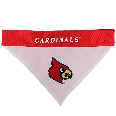 Pets First Louisville Cardinals Pet Reversible Bandana - L/XL