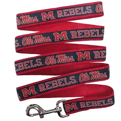 Pets First Ole Miss Rebels Pet Leash by Pets First - Small