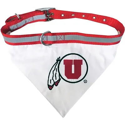 Pets First Utah Utes Pet Collar Bandana - Large